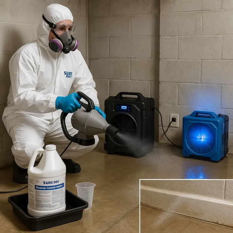 Sanitization and Odor Removal process in South Kingstown, RI