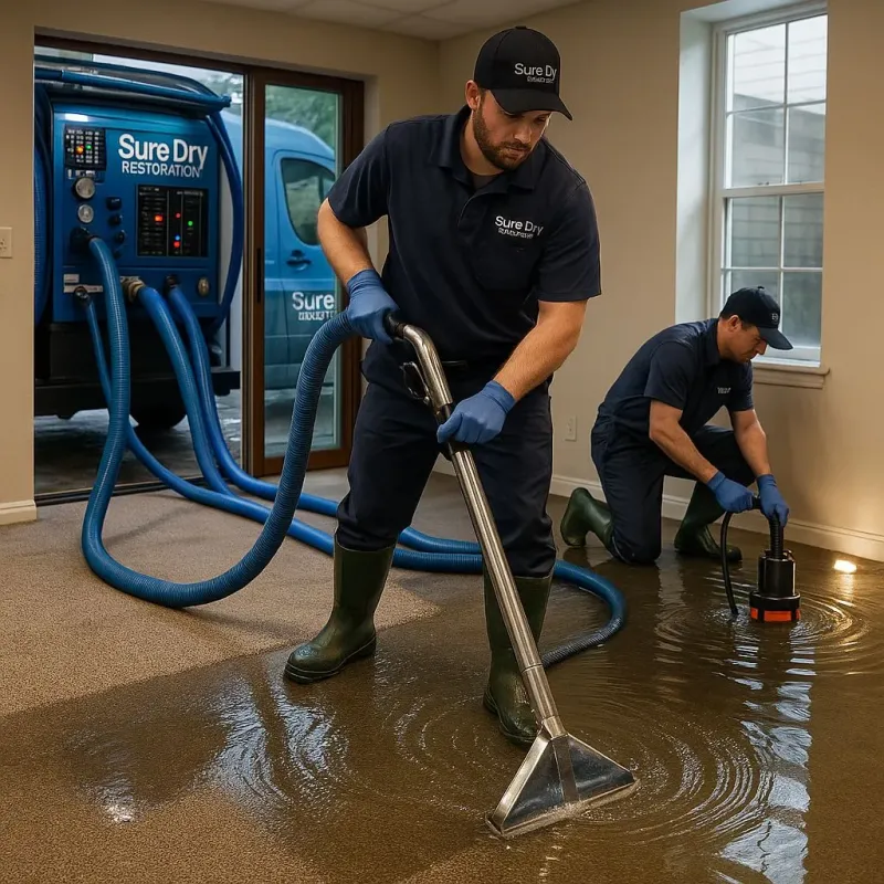 Water Extraction and Removal process in South Kingstown, RI